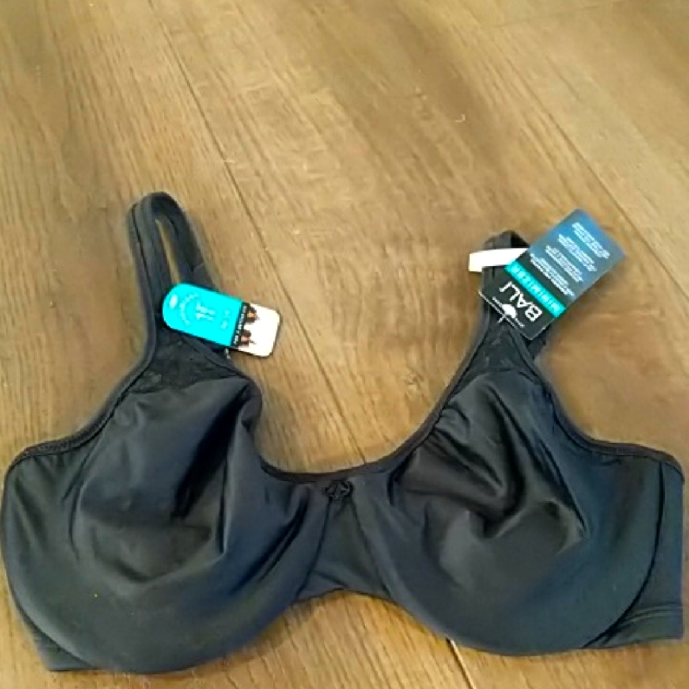Bali Women's Black Bra Minimizer 34 D